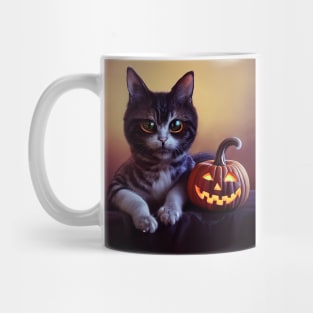 Pumpkin Kitty Mug